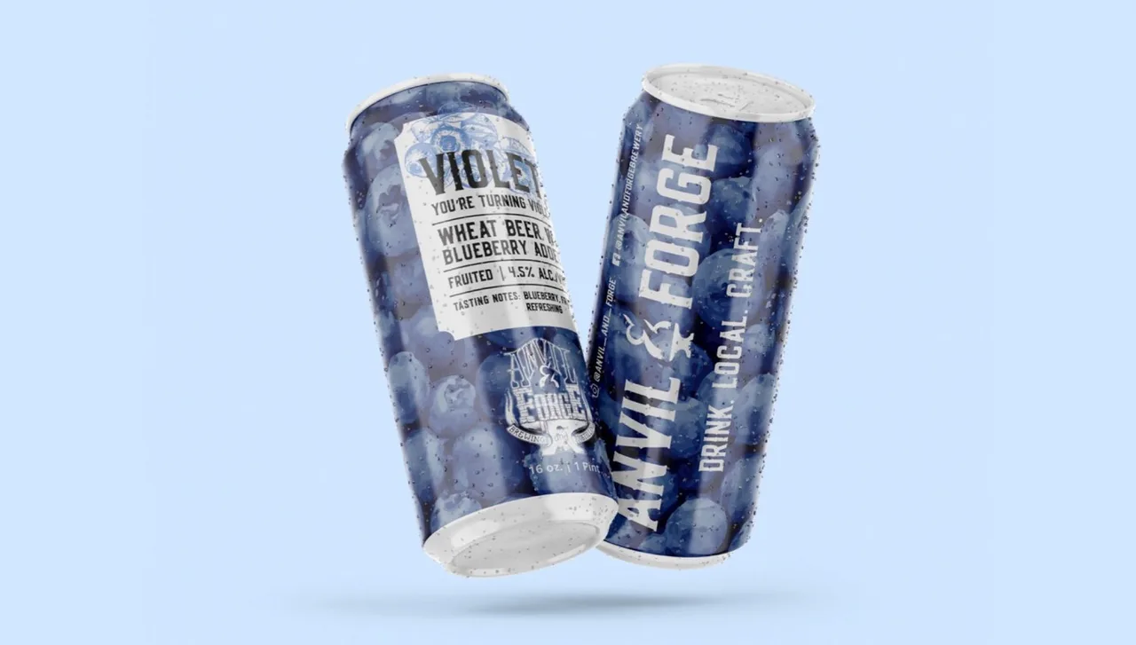 Brand and packaging design for Anvil & Forge brewery in Springfield, Illinois